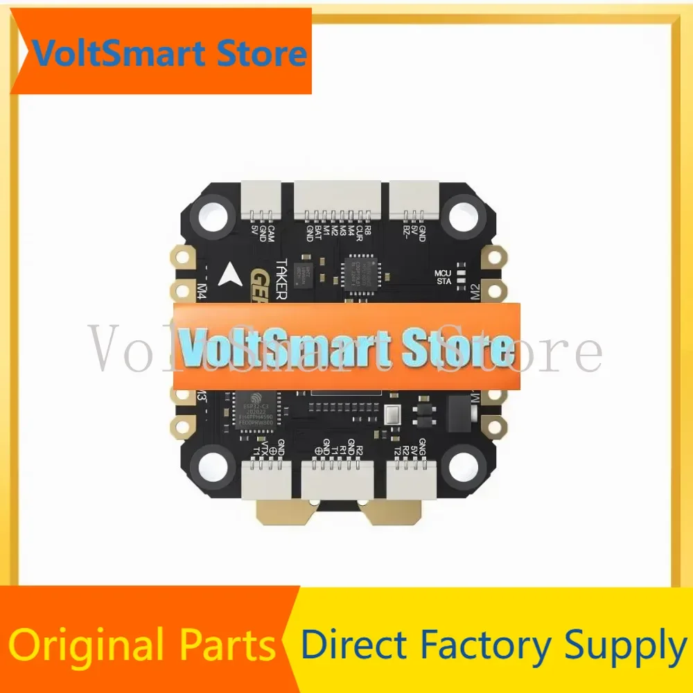 VoltSGEPRC TAKER H743 BT 32Bit 50A Stack Dual Gyro For Racing FPV Drone Flight Controller ESC RC Quadcopter Parts Accessories