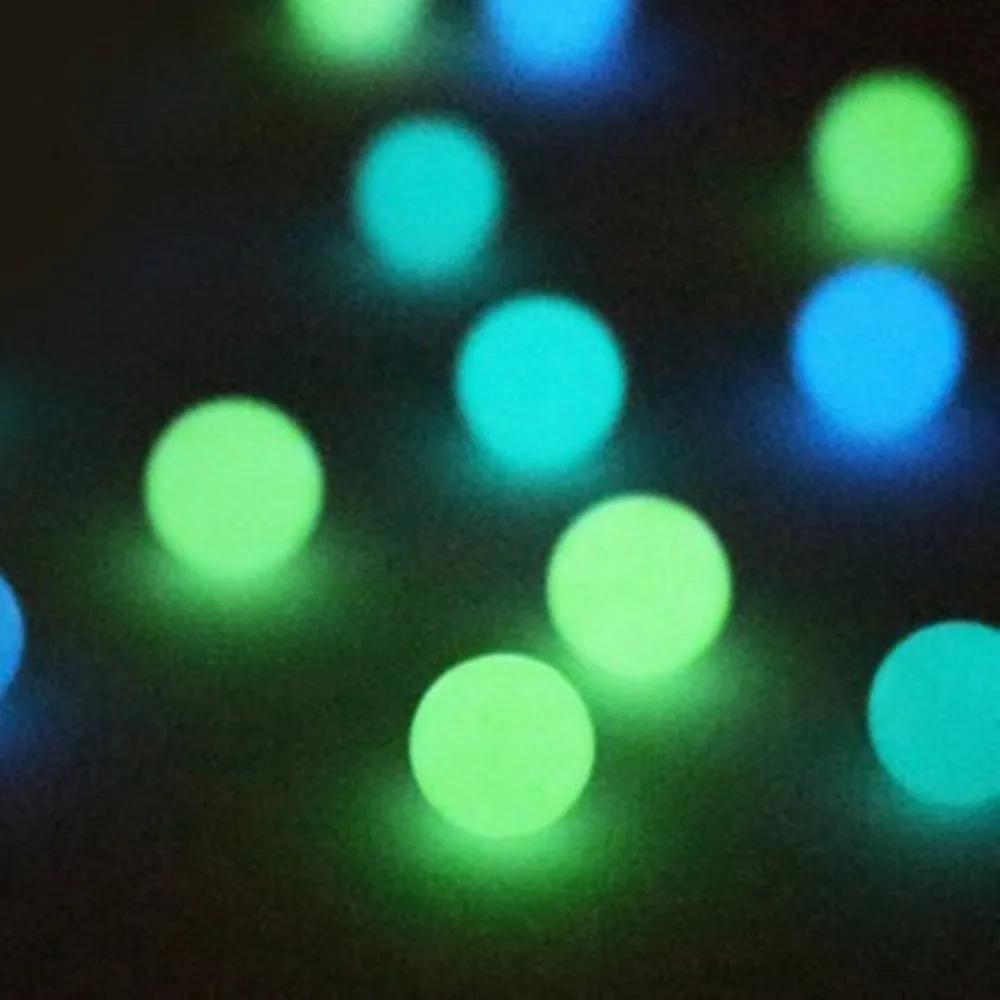 20 Pcs/Pack OD 4mm 6mm 8mm Blue/Green/BLue Green Luminous Quartz Ball