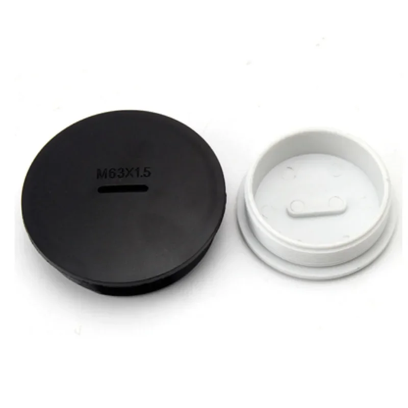 M12-M32 Plastic Waterproof Plug  Nylon Thread Hole Plug Black/White Hole Cap Sealing Cover