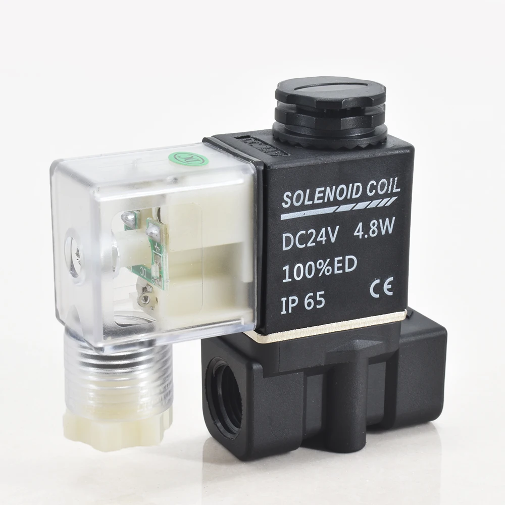 Magnetventil 2P025 2/2 way 1/8 inch 2P025-06 110V 220V AC 12V 24V DC Electric Air Mini Pneumatic Solenoid Valve Pneumatik — Detail 2