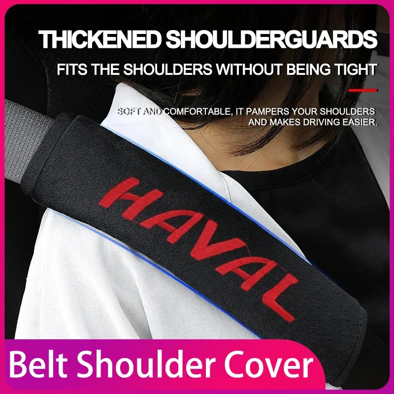 

Car Seat Belt Cover styled Cotton Safety Shoulder Protector For Great Wall Haval H3 H5 M4 Poer 2022 Voleex C30 Hover 5 Cannon