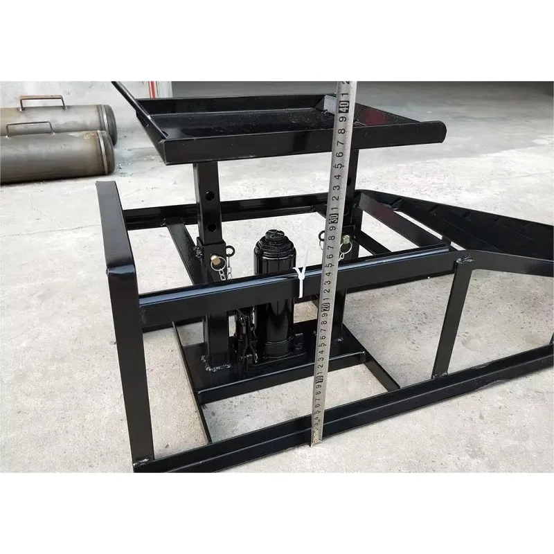 2 Pack 5T 11000lbs Hydraulic Car Ramps, Heavy Duty Hydraulic Vehicle Assemble Easily,Automotive Hydraulic Ramps for Oil Changes
