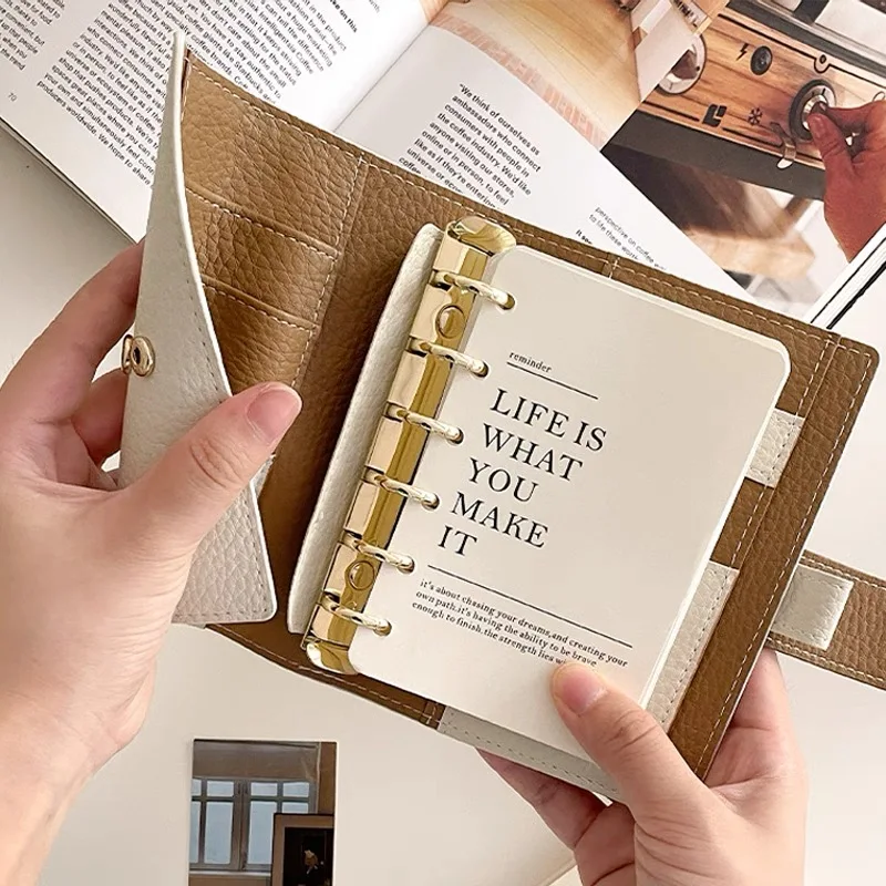 Yiwi Creative A7 หลวม Leaf Binder Notebook Planner Organizer Agenda Journal Diary