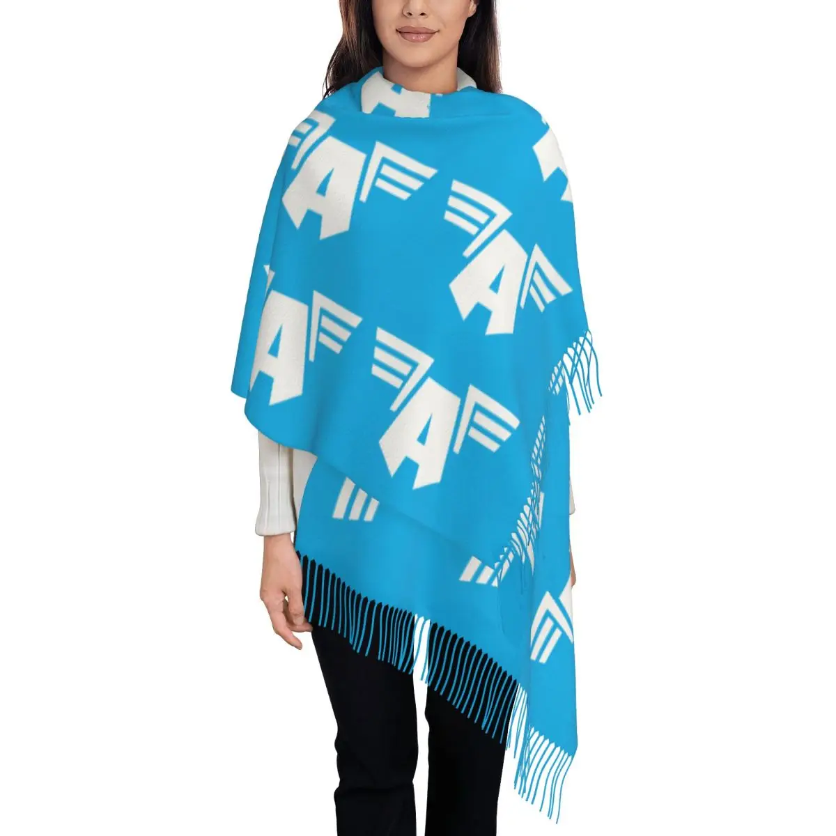 

Custom Print Captain America Winged Symbol Scarf Women Men Winter Fall Warm Scarves Shawls Wraps