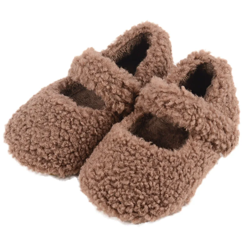 

Boys' Girls' Plush Shoes Autumn Winter New Comfortable Soft Children's Shoes Wear-resistant Cow Tendon Bottom Warm Cotton Shoes