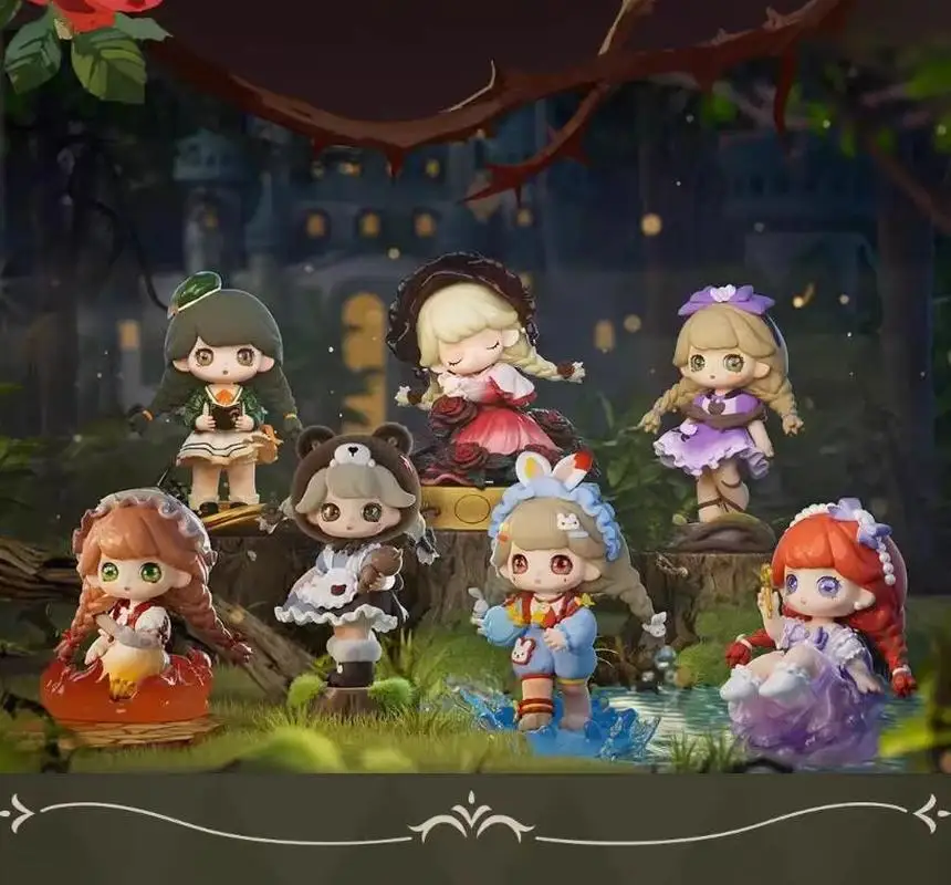 

Tarena Forbidden Fairytable Serise Blind Box Kawaii Pvc Mystery Box Collection Desktop Decorat Tarena Figure Trendy Toys Gift