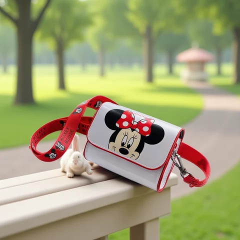 Nuova borsa da donna Disney Borsa per bambini Topolino Immagini di cartoni animati Borse a tracolla Borsa a tracolla per ragazza carina Portamonete Regali di moda
