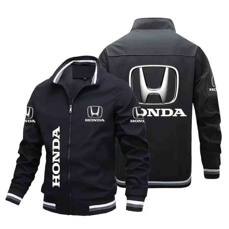 

Fashionable men's multifunctional sports casual loose fashion Honda printed jacket sports jacket