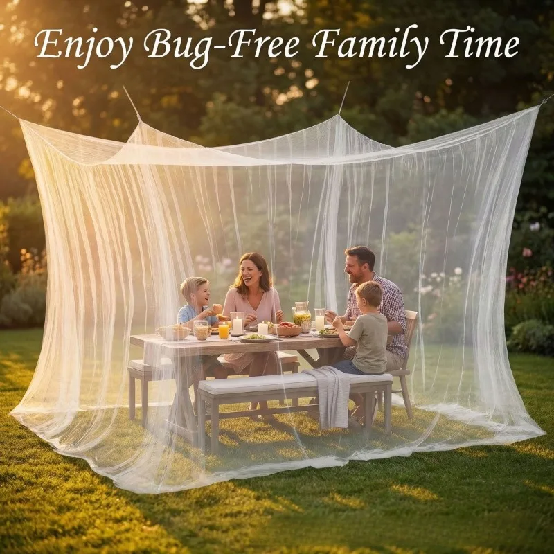 Non Perforated Suspended Mosquito Net, Bedroom Outdoor Camping Mosquito Net, Nordic Style Suspended Mosquito Net
