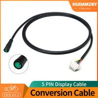 Ebike LED LED Display JULET Waterproof Cable 5pin Electric Bicycle Display Wire Ebike 5 Pin Female to SM-5Y 1.4M