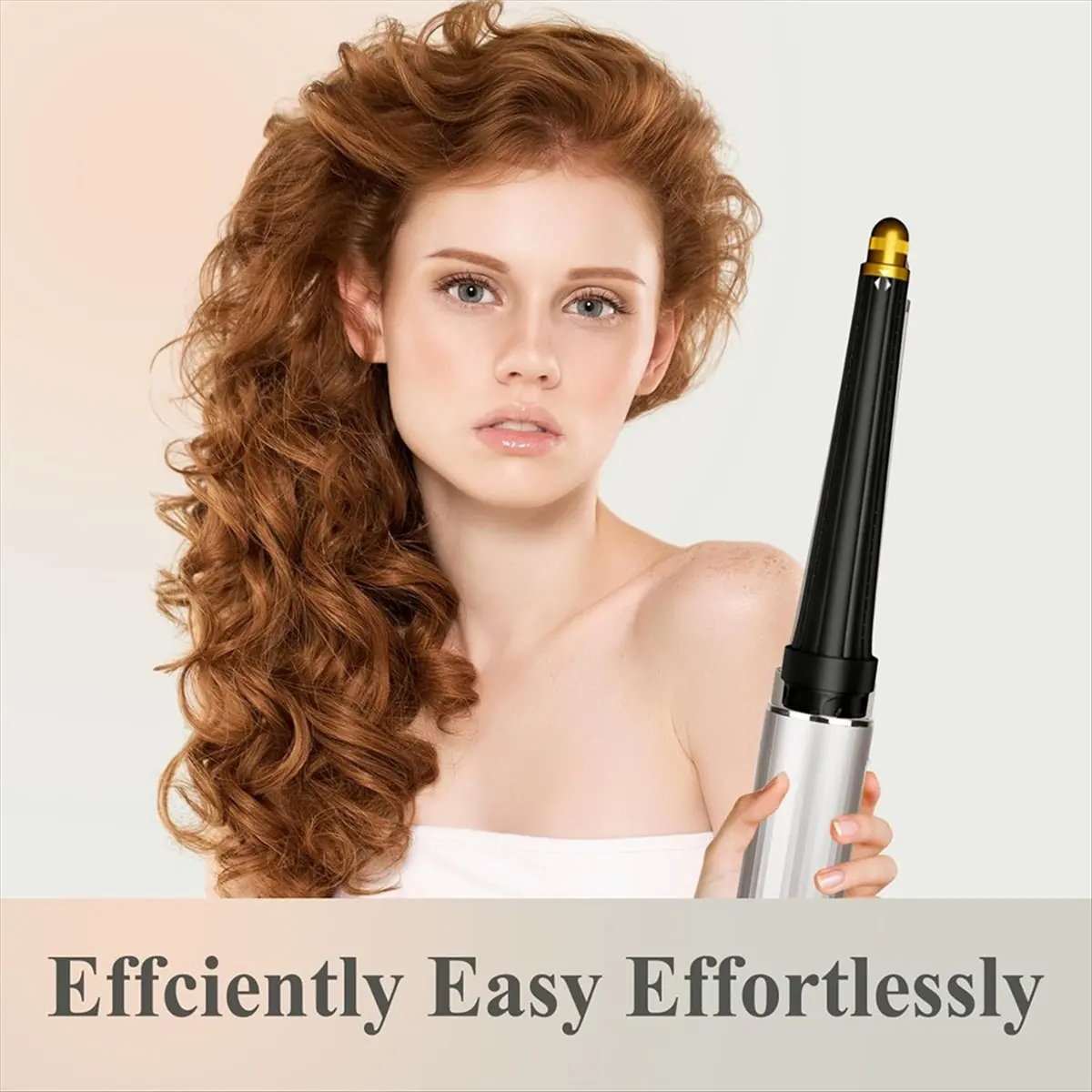 

*X07A Long Curling Iron Conical Barrels Attachment for Shark FlexStyle, 0.78-1.4Inch Auto-Wrap Curling Iron Curlers Rose Red