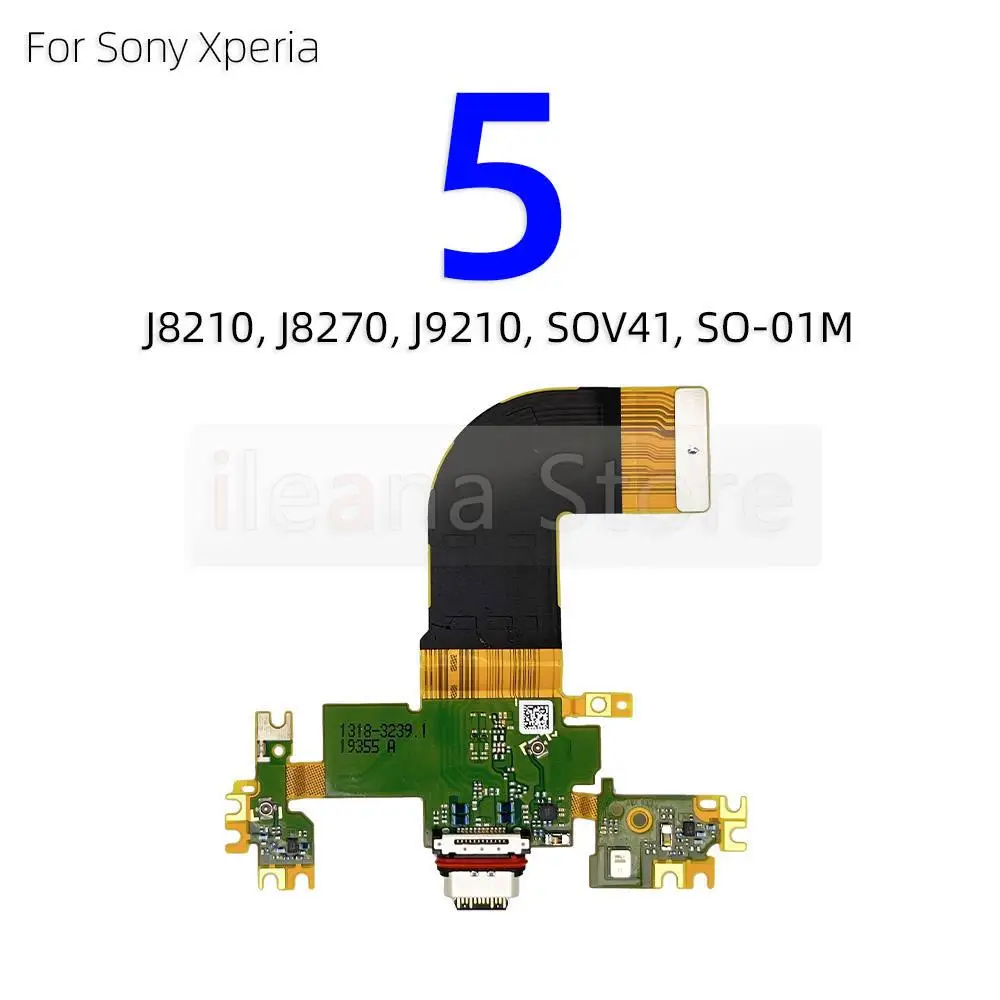 Aiinant USB Charging Dock Connector Port Charger Flex Cable For Sony Xperia 1 5 10 I II III 2 3 Plus Compact Premium