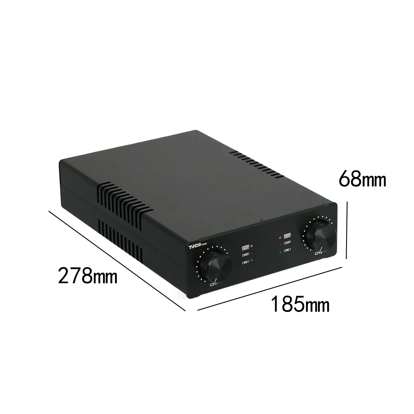 YJCO Leistungsverstärker Audiophiler Hochleistungs-Profi-Verstärker IRS2092 Zweikanal 500W*2 Klasse D Verstärker Integriertes Design – Detail 5