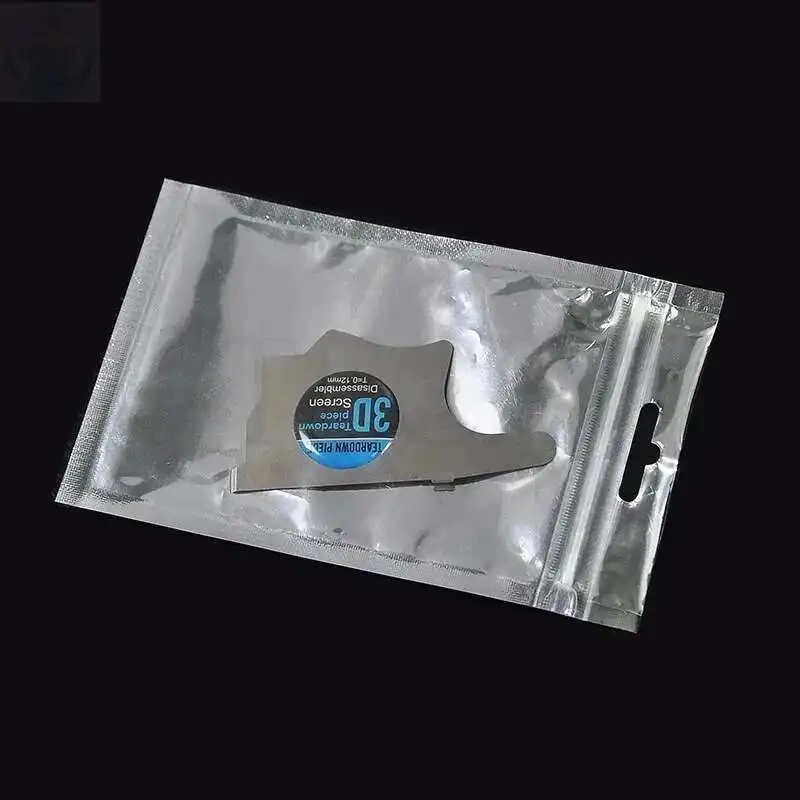 100 Uds abridor 3D para iPhone iPad Samsung reparación delgada Flexible palanca Spudger de acero inoxidable para iPhone Samsung herramientas de desmontaje