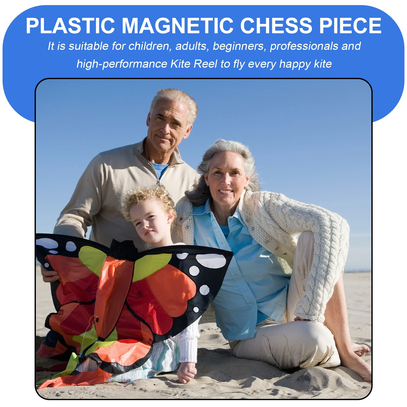 

1Pcs Kite Reel Lightweight Plastic Line Winder Portable Hand Hold Kite Wheel Outdoor Flying Accessory High Performance String