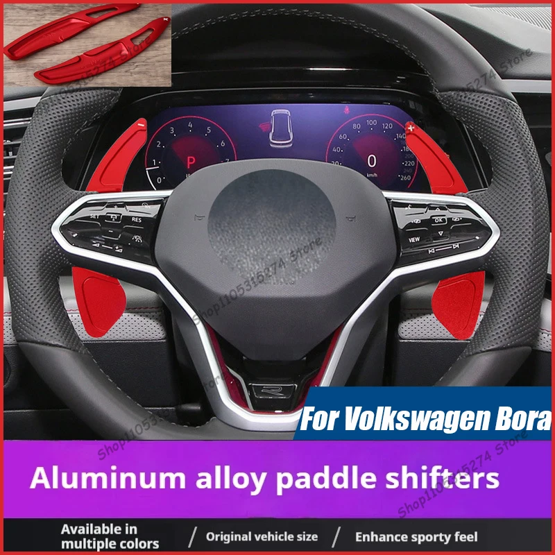 For Volkswagen Bora Steering Wheel Paddles Golf 7 Sagitar Lingdu Metal Shift Paddles Interior Modification Accessories