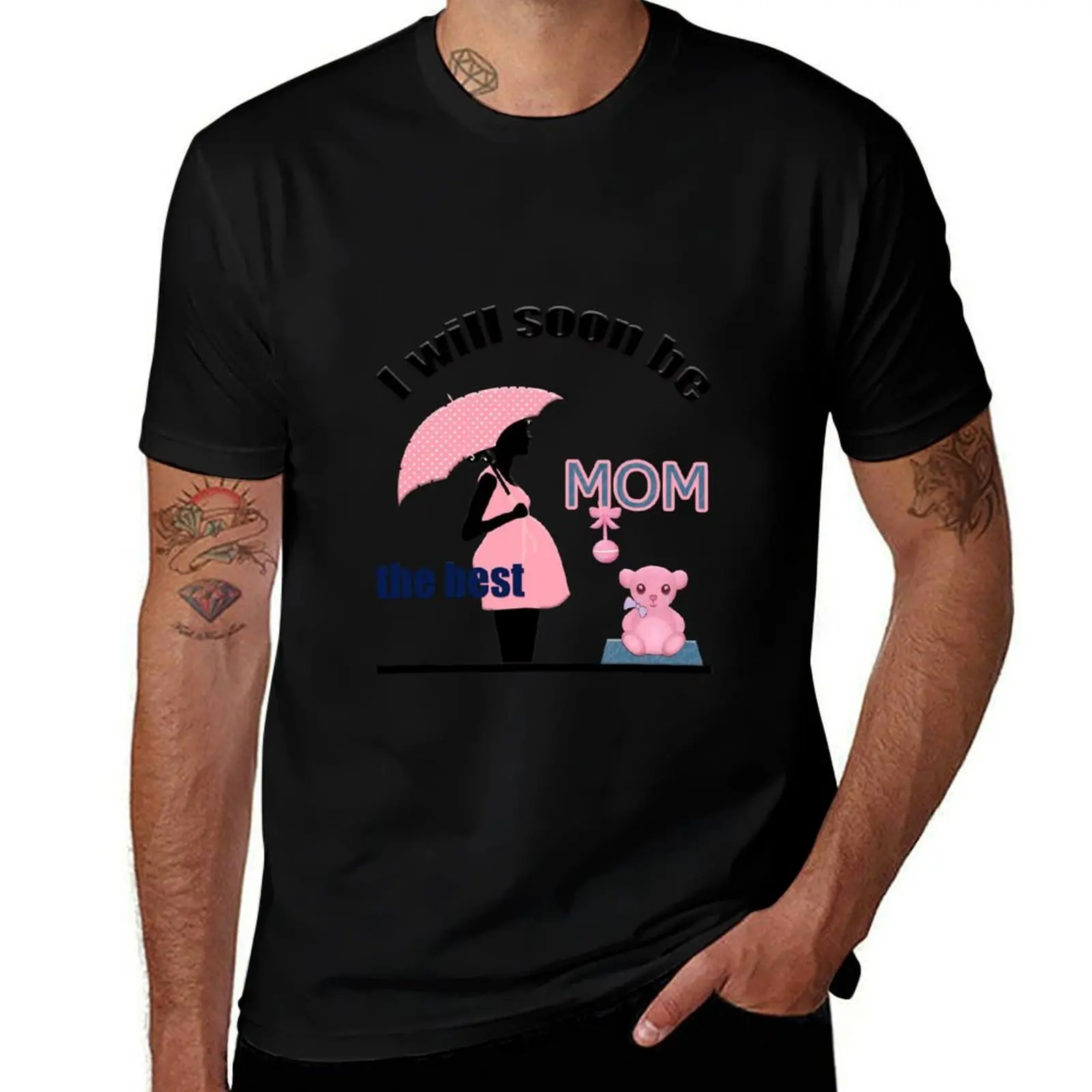 Expectant mom T-Shirt Sweat Resistant Workout Tee Shirt T-Shirt