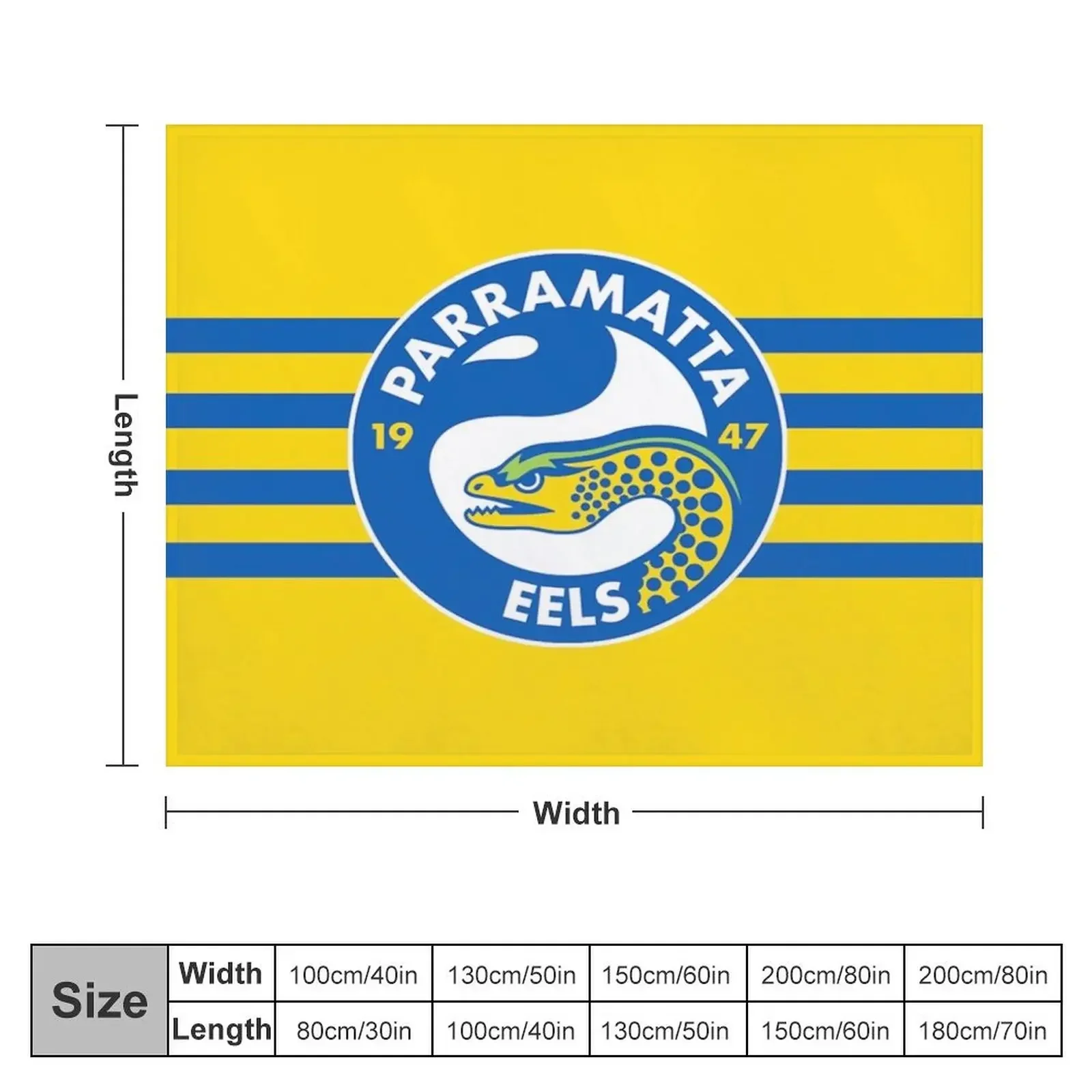 Parramatta Eels Throw Blanket Vintage Flannel funny gift Polar Blankets