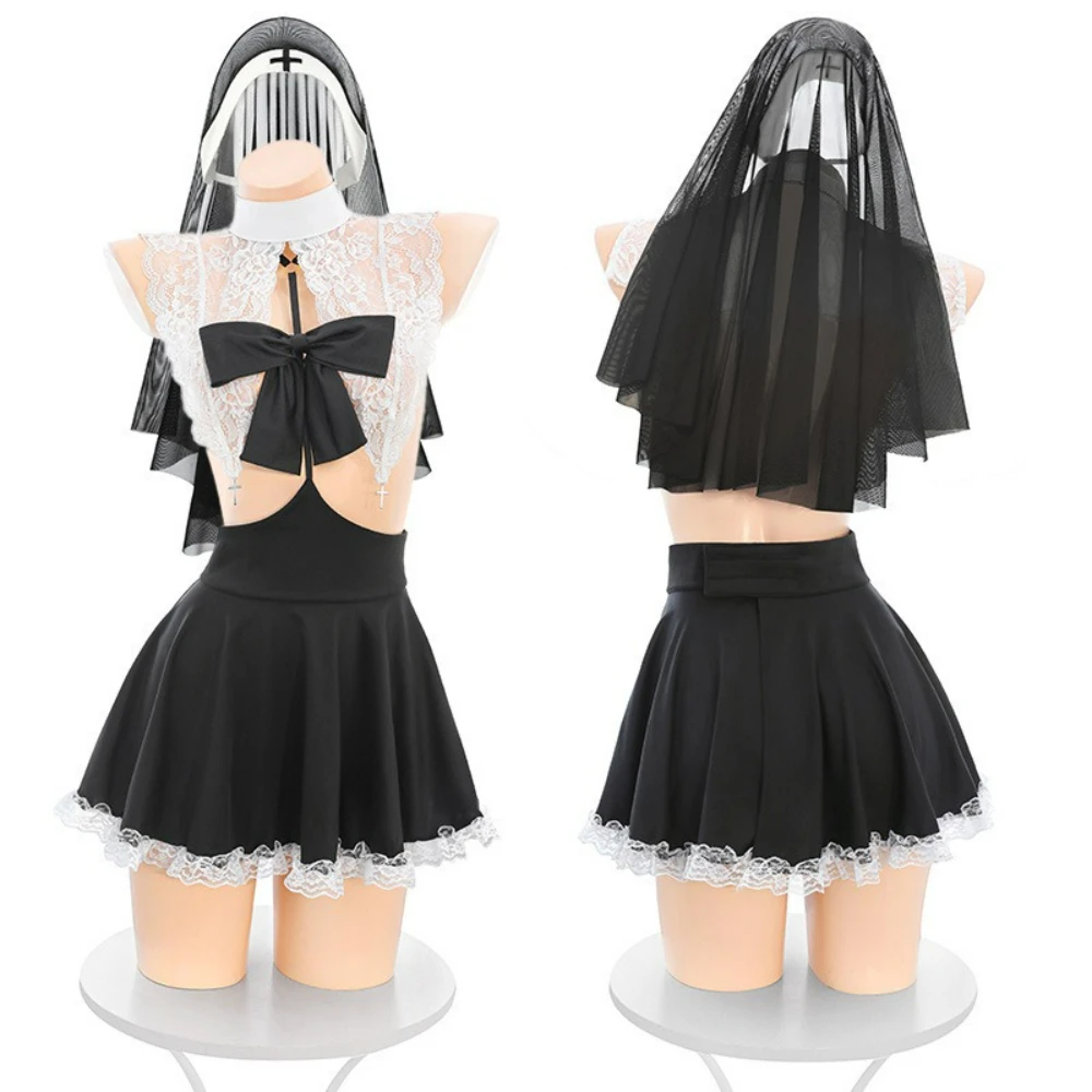 

Sexy Lingerie Cosplay Nun Sexy Outfit Lingerie Maid Uniform Hot Sexy Lolita Erotic Baby Doll Lingerie Porno Costumes Role Play