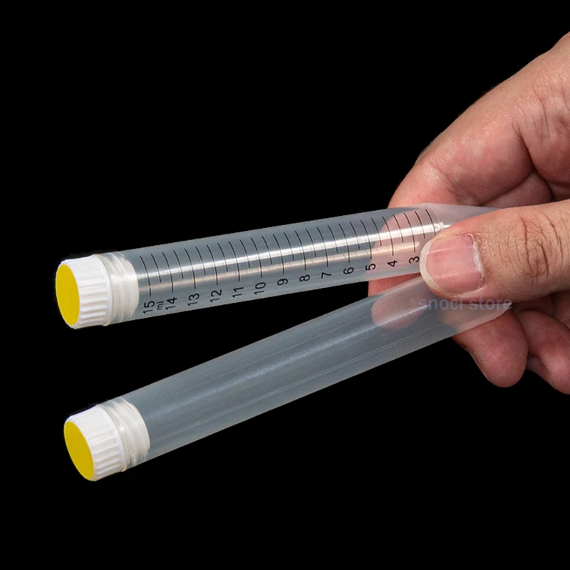 2000RPM Hochgeschwindigkeits-Zentrifugierröhrchen 10ml 15ml 30ml 50ml 85ml 100ml Polypropylen-Zentrifugieröhrchen, Reagenzgläser mit Schraubverschluss – Detail 6