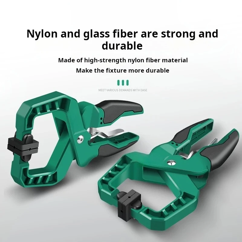 Lockable C-Clamp Pliers Woodworking clamps Woodworking Workbench Fixing clip Quick ratchet heavy duty clamp tool view 4