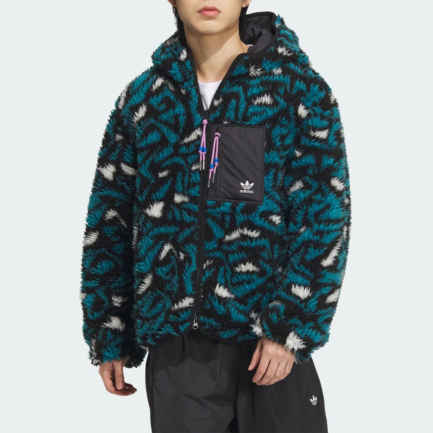 

Adidas Original Trefoil Unisex Couple's Reversible Warm Jacket JD6367