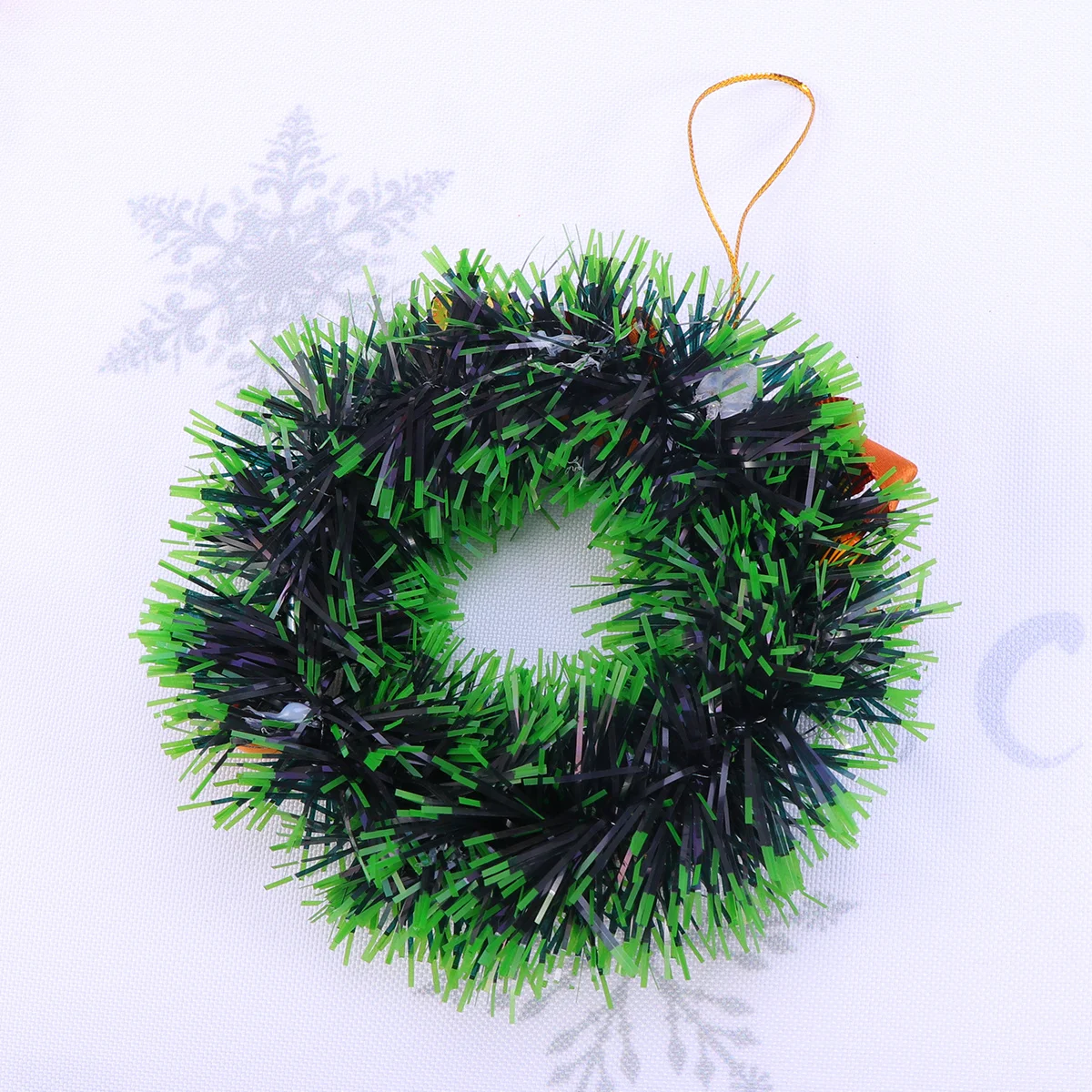 

Creative Mini Christmas Wreath Hanging Ornament for Tree Window Door Wall Party Decor PVC Garland Craft Design