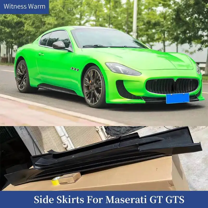 

Комплект из углеродного волокна, боковые юбки, удлинители, фартуки для Maserati GT GTS, боковые юбки, комплект кузова автомобиля, автотюнинг 2008-2015