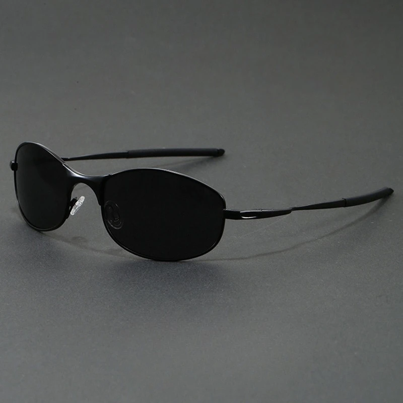 Men's Polarized Sunglasses UV400 Protection Ultra Light Metal Frame Driving Fishing Sun Glasses For Men