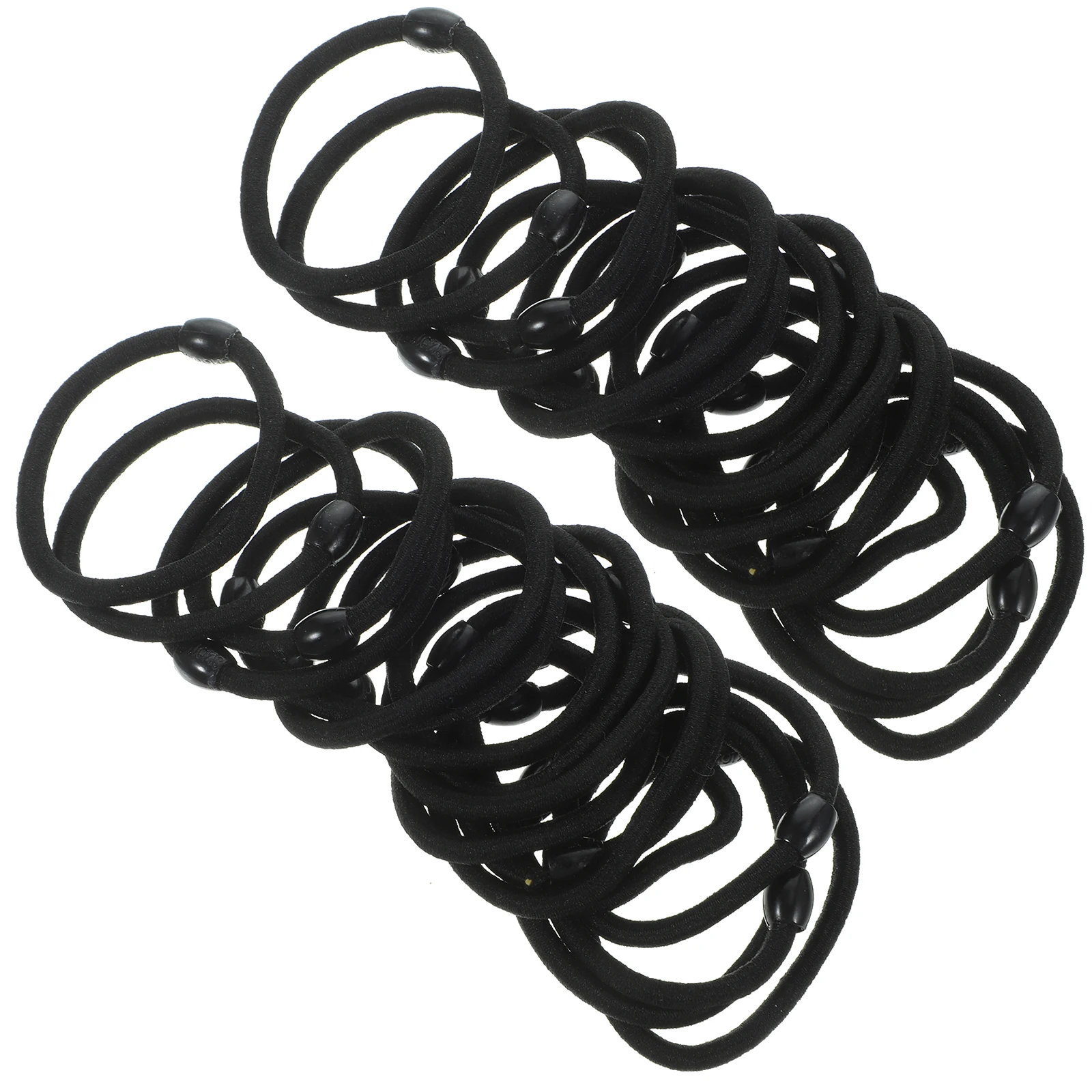 

100pcs Elastic Hair Ties Seamless Accessories for Women Nylon Kids Scrunchies Ponytail Holders Hair Styling Tools