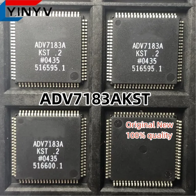 Free shipping 5Pcs ADV7183AKST ADV7183A ADV7183 LQFP80 Multiformat SDTV Video Decoder Chipset Original New 100% quality