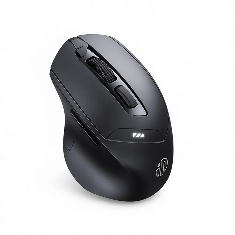 Optical Wireless Mouse Dual Mode Bluetooth Rechargeable Silent Mice 2400DPI Ergonomic For Computer Tablet Laptop