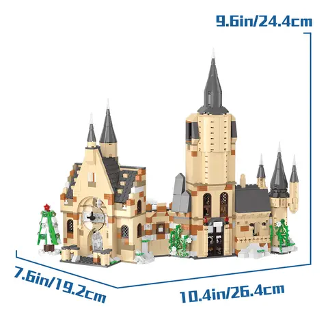 Nyaste Casle Harries-serien av tegelstenar, gör-det-själv-kompatibel med byggklossar, leksaker för pojkvänner, jul- och halloweenpresenter 8 best sales Lego Harry Potter minifigurer - №1