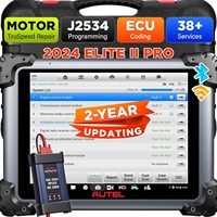 Autel Maxisys Elite II Pro Elite 2 Pro Dignostic Tool Same As MS Ultra MS919 w/Motor TruSpeed Repair J2534 ECU Programming Tool