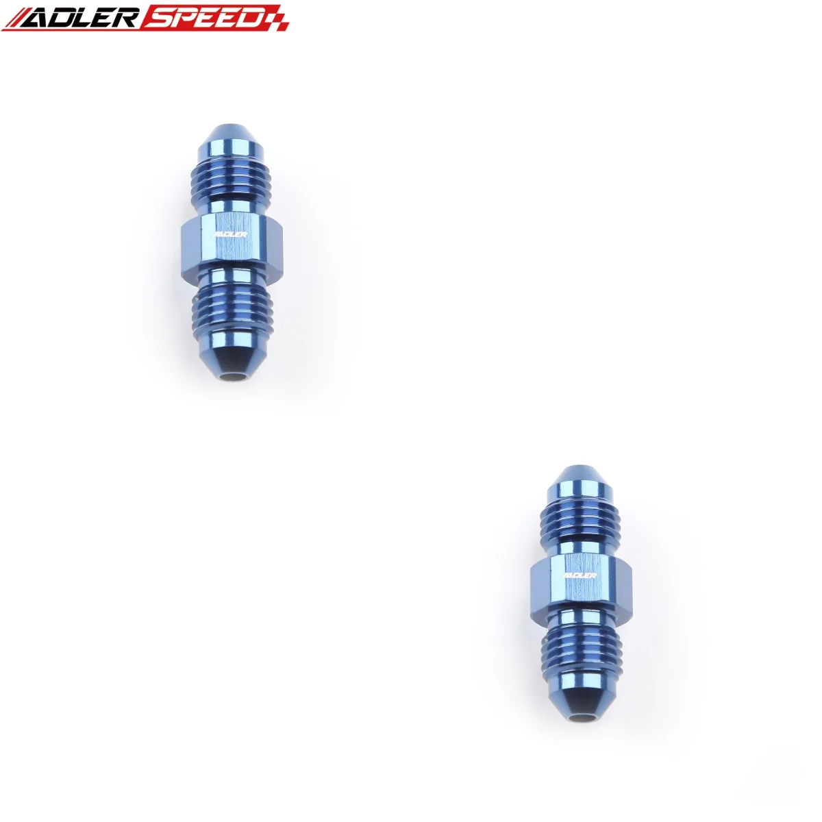 2PCS อลูมิเนียมตรง 3AN 4AN 6AN 8AN 10AN 12AN 16AN 20AN ชาย Union FITTING อะแดปเตอร์สีดํา/สีฟ้า