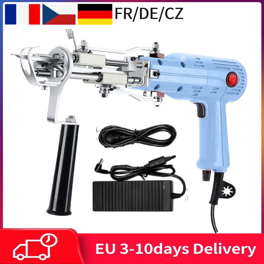 Nova Atualização Tufting Gun em Rug Gun Cut Pile e Loop Pile Electric Carpet Rug Gun Rug Maker Machine para Faça Você Mesmo Lover