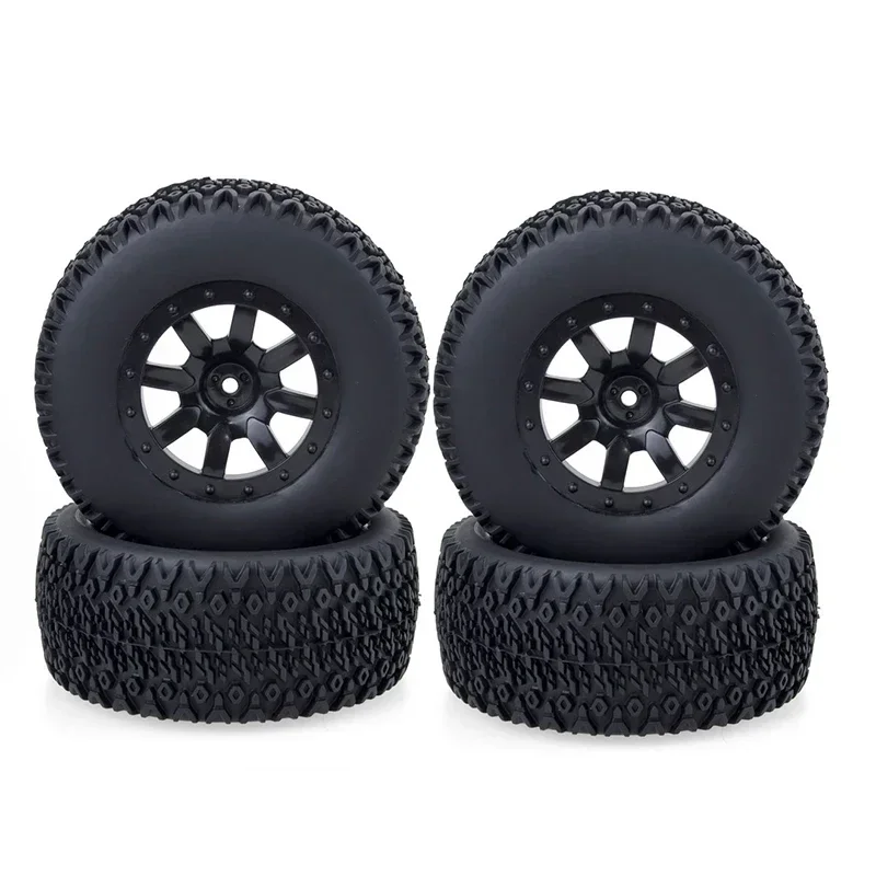 ZD Racing RC Wheel 1:10 Short Course Truck Tires Set 12mm Hub Hex для Trxs Slash HPI VKAR Redcat HSP