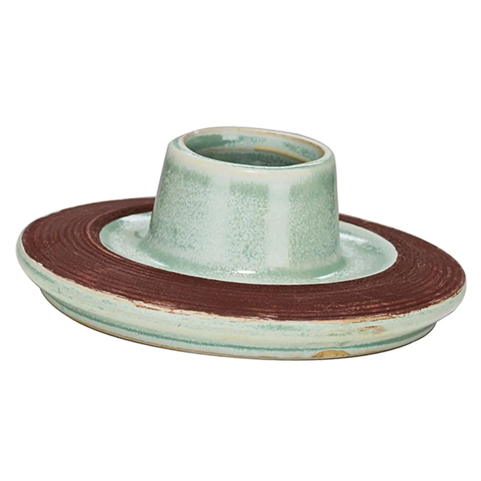 Decorative Ceramic Match Storage Jar with Striking Lid for Living Room Tabletop Bathroom Holder Bucket Organizer