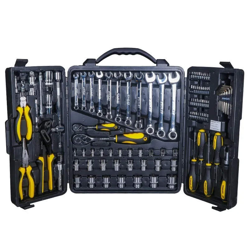 110-Piece comprehensive sleeve wrench pliers screwdriver maintenance tool set 81243-23