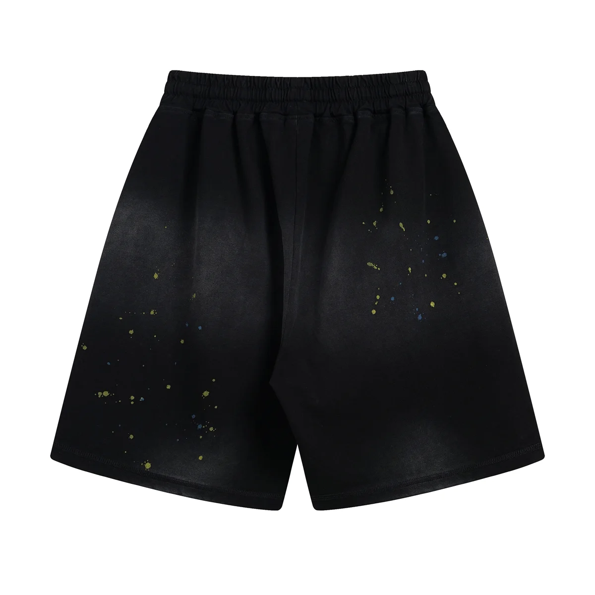 American High Street Fashion Trend Colorful Ink Splash Casual Shorts Loose Fit Sports Youth Popular Shorts for Men