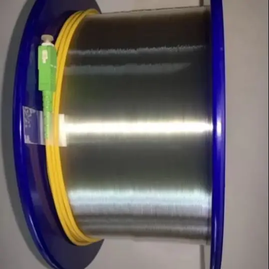 Голое оптоволокно G652D, 25 км/рулон, одномодовый SM 9/125 мкм, 25 км с LC SC FC ST APC для запуска кабельных волоконных катушек OTDR ​