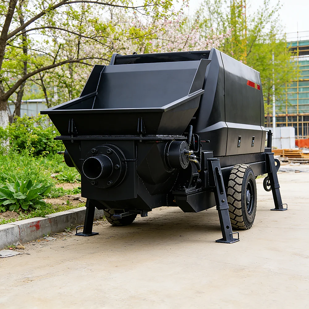Diesel Concrete Pump Machine, 30 Cubic Meters Per Hour, Max Delivery Distance 160M Vertical & 300M Horizontal