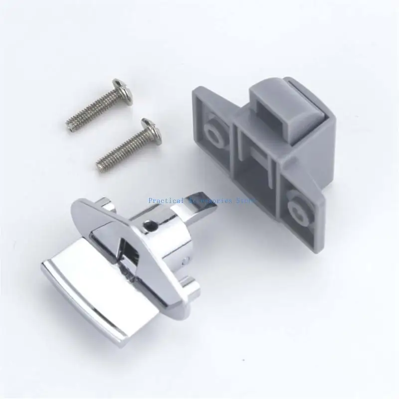 U75E أقفال زر الضغط بدون مفتاح قفل معدني قفل خزانة الدفع خزانة آمنة مصيد الباب للمعسكر وأدراج متنقل #4