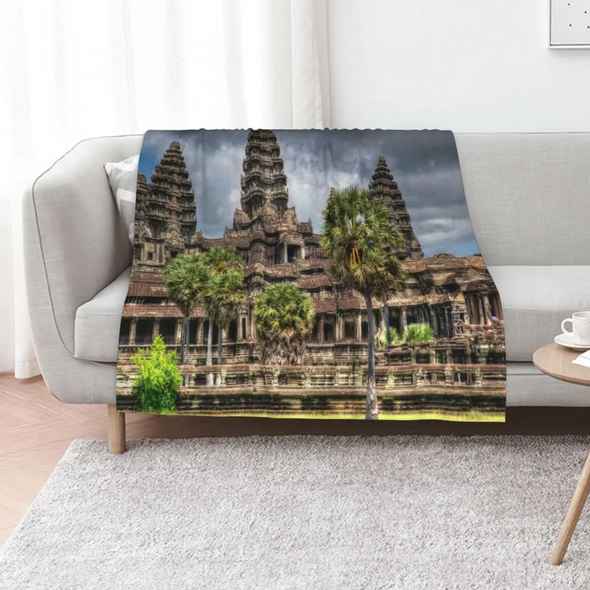 

Angkor Wat Temple Cambodia Throw Blanket Custom Stuffeds bed plaid sofa bed Blankets