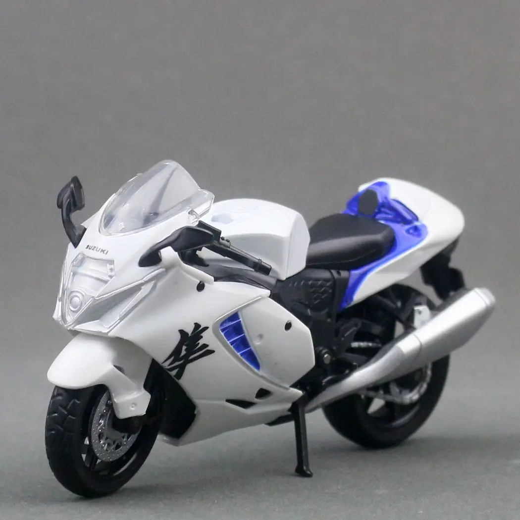 MSZ 1:18 Suzuki Hayabusa 2024 Toy Motorcycle Diecast Alloy