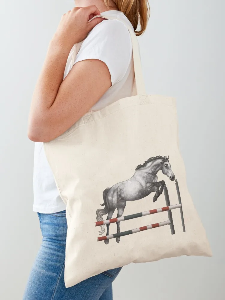 

jumping horse Tote Bag Portable shopping bag Large bags for women the tote bag shopper woman