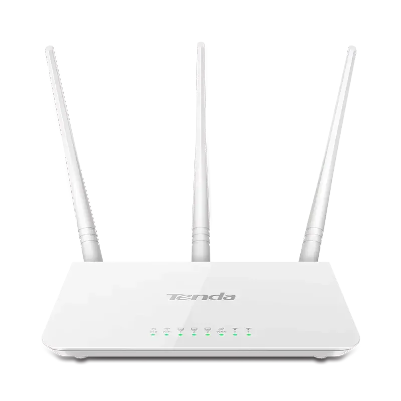 

Беспроводной маршрутизатор TENDA F3 300M с 3 антеннами 5dBi, 4 сетевыми портами 100M, компактный и стильный, китайская и английская версии.