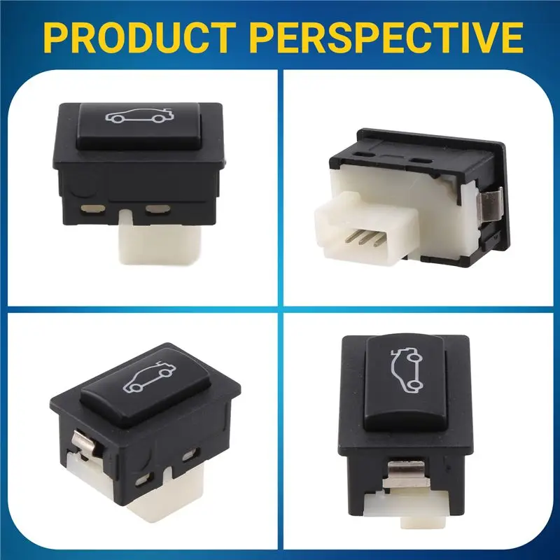 AU33-Universal Car Trunk Unlocking Switch Button Plastic Black For BMW F20 F30 F35 F10 F11 F18 E84 61319200316 2011-2014