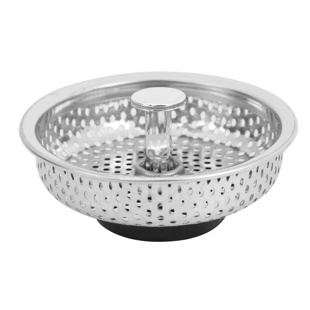 

Stainless Steel Mesh Filter Anti-Clogging Sink Food Catcher Basket Bathtub Drain Strainer for Intercept Hair Food