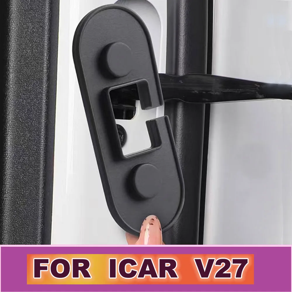 2026-2027 Chery ICAR V27 Car Door Stopper Buffer Pad Silicone Waterproof Protective Cover Upgrade Accessories